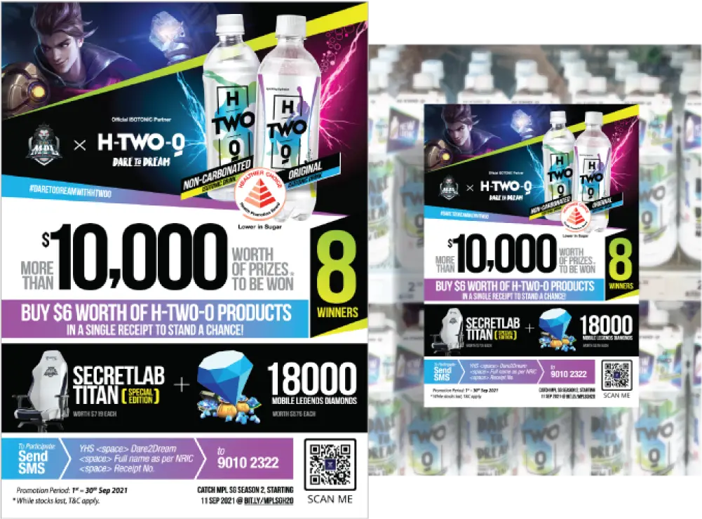 H-TWO-O omnichannel campaign creative, 2 of 7